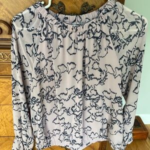 Nine West Ruffle Collar Blouse